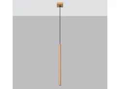 Lámparas colgantes Brill moderno de acero - 1 fuentes luminosas 3000K - L.3,5 x A.115 cm - dorado