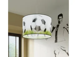 Lámparas colgantes Calcio c moderno de CLORURO DE POLIVINILO - 1 fuentes luminosas 3000K - L.40 x A.82 cm - blanco/negro/verde