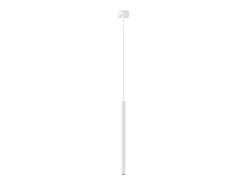 Lámparas colgantes Elara moderno de acero - 1 fuentes luminosas 4000K - L.8 x A.120 cm - blanco