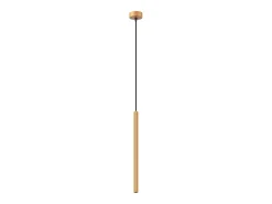 Lámparas colgantes Elara moderno de acero - 1 fuentes luminosas 4000K - L.8 x A.120 cm - dorado