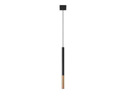 Lámparas colgantes Flar moderno de acero - 1 fuentes luminosas 4000K - L.8 x A.100 cm - negro/cobre