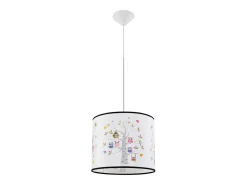 Lámparas colgantes Gufo moderno de CLORURO DE POLIVINILO - 1 fuentes luminosas 4000K - L.30 x A.82 cm - multicolor