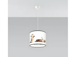Lámparas Colgantes Koty Moderno De Cloruro De Polivinilo - 1 Fuentes Luminosas - L.30 X A.95 Cm - Multicolor