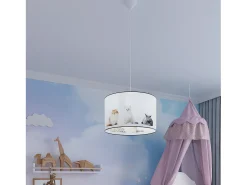 Lámparas Colgantes Koty Moderno De Cloruro De Polivinilo - 1 Fuentes Luminosas - L.30 X A.95 Cm - Multicolor