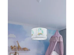 Lámparas colgantes Lincrone moderno de CLORURO DE POLIVINILO - 1 fuentes luminosas 4000K - L.40 x A.95 cm - multicolor