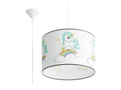Lámparas colgantes Lincrone moderno de CLORURO DE POLIVINILO - 1 fuentes luminosas 4000K - L.40 x A.95 cm - multicolor