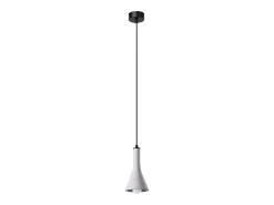 Lámparas colgantes Lum moderno de concreto - 1 fuentes luminosas 4000K - L.12 x A.125 cm - gris