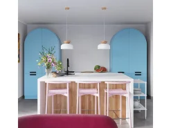 Lámparas Colgantes Marion Escandinavo De Madera/Acero - 1 Fuentes Luminosas - L.29,5 X A.130 Cm - Blanco/Madera Natural