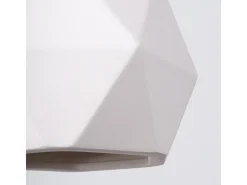 Lámparas colgantes Mintx moderno de cerámica - 1 fuentes luminosas 3000K - L.20 x A.125 cm - blanco