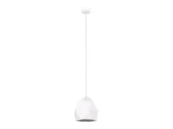 Lámparas colgantes Mintx moderno de cerámica - 1 fuentes luminosas 3000K - L.20 x A.125 cm - blanco