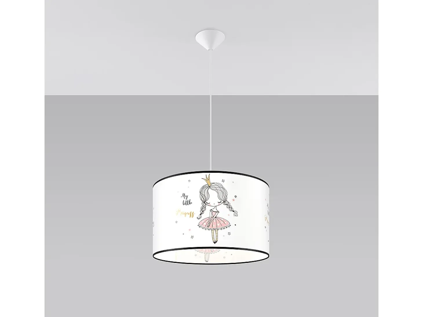 Lámparas colgantes Prinesa moderno de CLORURO DE POLIVINILO - 1 fuentes luminosas 3000K - L.40 x A.95 cm - multicolor