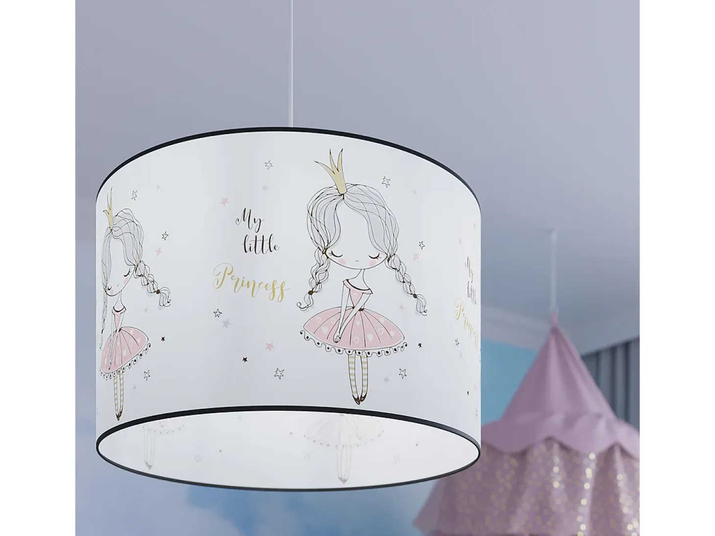 Lámparas colgantes Prinesa moderno de CLORURO DE POLIVINILO - 1 fuentes luminosas 3000K - L.30 x A.95 cm - multicolor