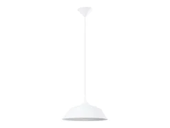 Lámparas colgantes Quarix escandinavo de acero - 1 fuentes luminosas 3000K - L.34 x A.74 cm - blanco