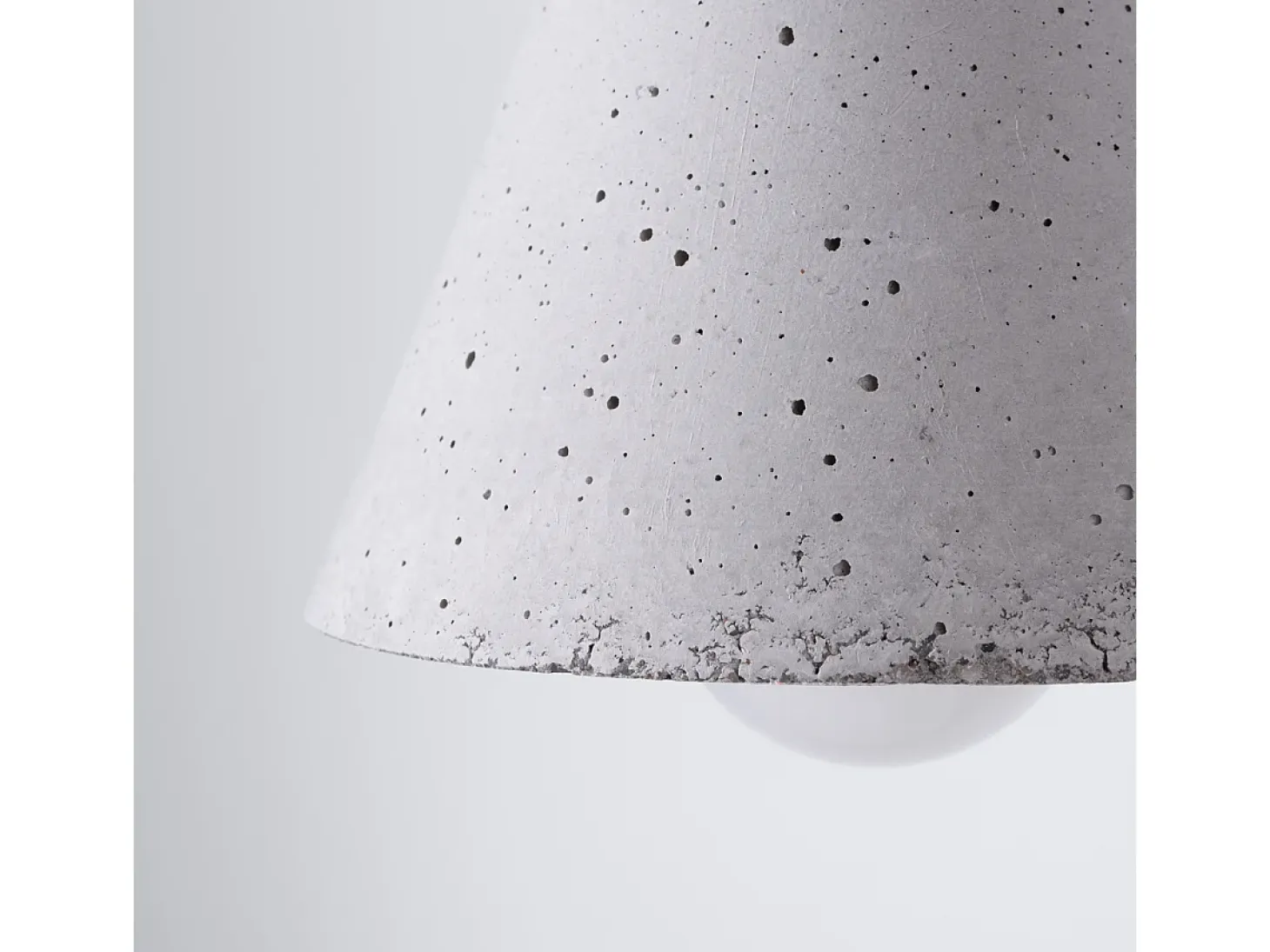 Lámparas Colgantes Rea Moderno De Concreto - 1 Fuentes Luminosas - L.12 X A.125 Cm - Gris