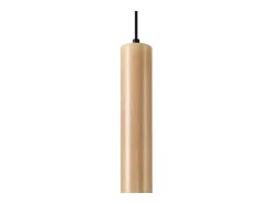 Lámparas colgantes Silno escandinavo de madera - 1 fuentes luminosas 3000K - L.8 x A.105 cm - madera natural