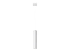 Lámparas colgantes Toris moderno de acero - 1 fuentes luminosas 4000K - L.8 x A.100 cm - blanco