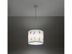 Lámparas Colgantes Wróżki Moderno De Cloruro De Polivinilo - 1 Fuentes Luminosas - L.30 X A.95 Cm - Multicolor