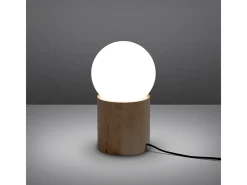 Lámparas de escritorio Lust moderno de madera - 1 fuentes luminosas 4000K - L.12 x A.21 cm - madera natural