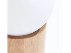 Lámparas de escritorio Lust moderno de madera - 1 fuentes luminosas 4000K - L.12 x A.21 cm - madera natural
