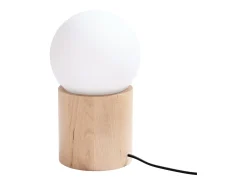 Lámparas de escritorio Lust moderno de madera - 1 fuentes luminosas 3000K - L.12 x A.21 cm - madera natural