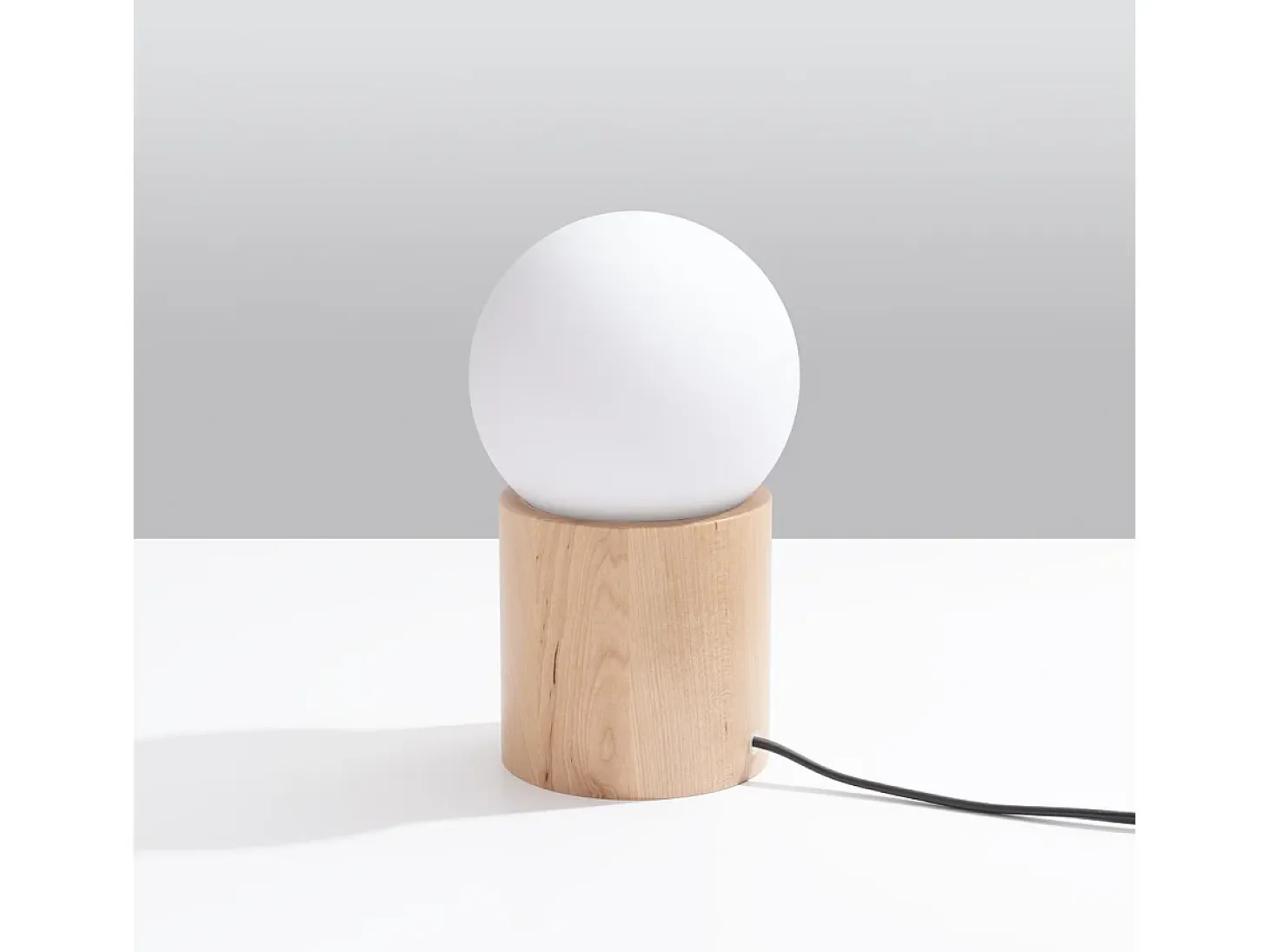 Lámparas de escritorio Lust moderno de madera - 1 fuentes luminosas 3000K - L.12 x A.21 cm - madera natural