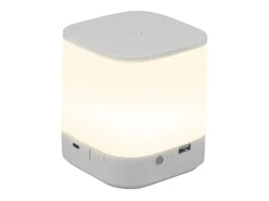 Lámparas de mesa LED NETTLIFE, paquete de 2, con batería recargable de 1800 mAh, regulables táctilmente 3000-6500K USB 3 temperaturas de color y