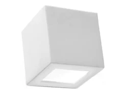 Lámparas de pared Astra moderno de cerámica/vidrio - 1 fuentes luminosas 4000K - L.14 x A.14 cm - blanco