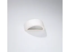 Lámparas De Pared Atena Moderno De Cerámica - 1 Fuentes Luminosas - L.20 X A.10 Cm - Blanco