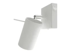 Lámparas de pared Briix moderno de acero - 1 fuentes luminosas 3000K - L.8 x A.16 cm - blanco