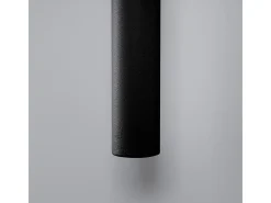 Lámparas de pared Brill moderno de acero - 2 fuentes luminosas 4000K - L.2,5 x A.50 cm - negro