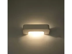 Lámparas de pared Briow moderno de cerámica - 1 fuentes luminosas 4000K - L.36 x A.7,5 cm - blanco