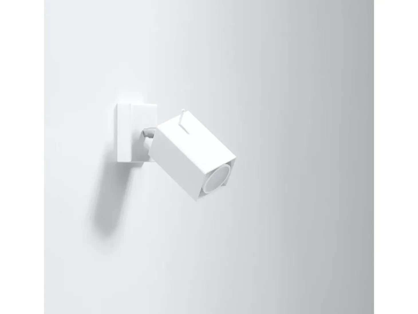 Lámparas de pared Briow moderno de acero - 1 fuentes luminosas 3000K - L.8 x A.8 cm - blanco