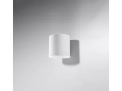 Lámparas de pared Celeris moderno de aluminio - 1 fuentes luminosas 3000K - L.10 x A.10 cm - blanco