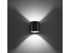 Lámparas de pared Celeris moderno de aluminio - 1 fuentes luminosas 4000K - L.10 x A.10 cm - antracita