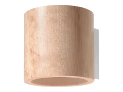 Lámparas de pared Celeris escandinavo de madera - 1 fuentes luminosas 3000K - L.10 x A.10 cm - madera natural