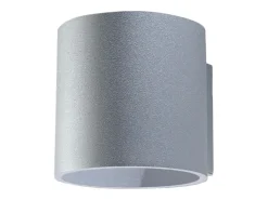 Lámparas de pared Celeris moderno de aluminio - 1 fuentes luminosas 3000K - L.10 x A.10 cm - gris