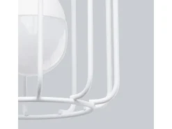 Lámparas de pared Celubi moderno de acero - 1 fuentes luminosas 3000K - L.14 x A.18 cm - blanco