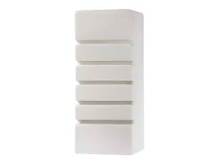 Lámparas de pared Flaam moderno de cerámica/vidrio - 1 fuentes luminosas 3000K - L.10,5 x A.26 cm - blanco