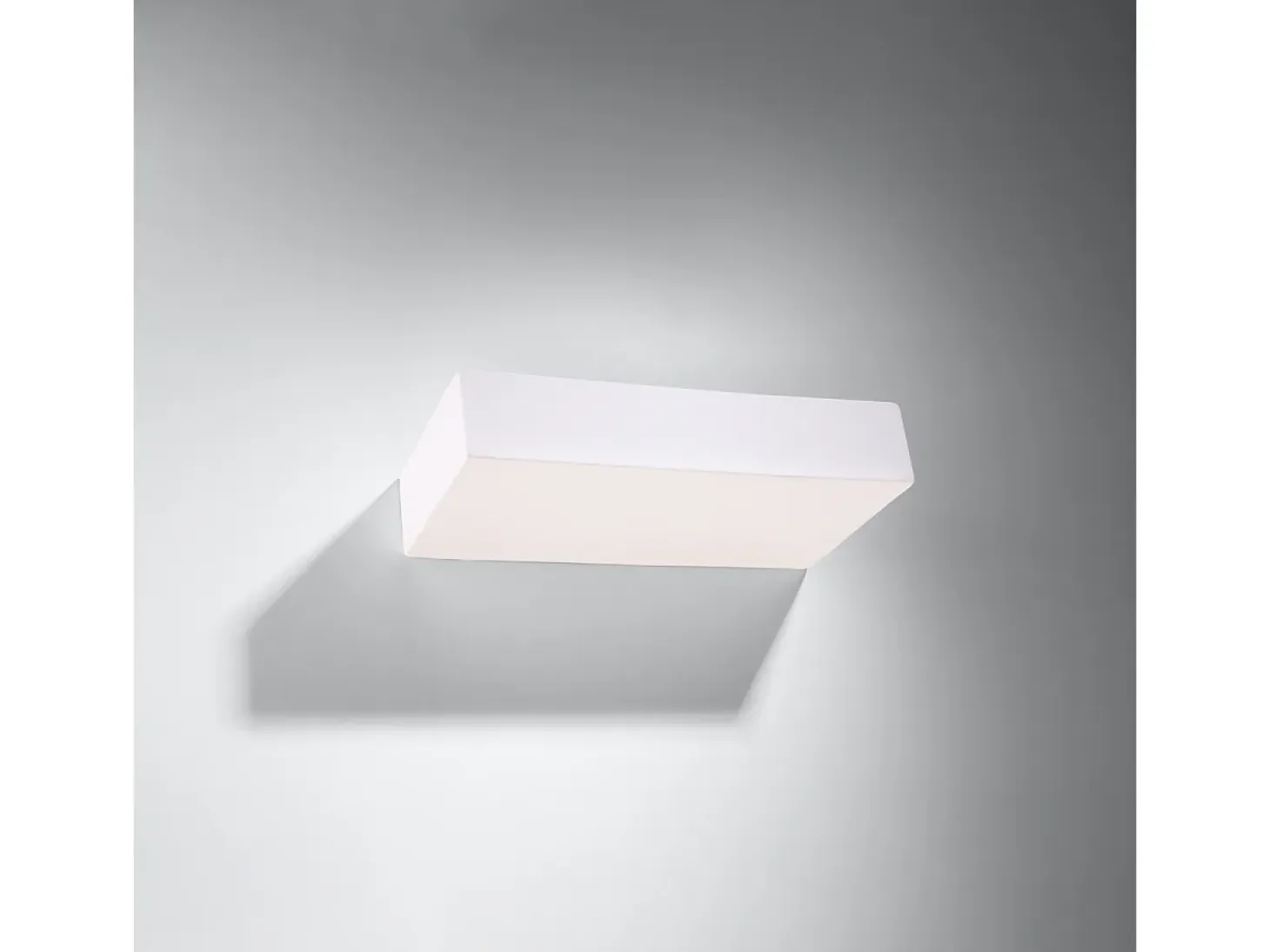 Lámparas de pared Flain moderno de cerámica - 2 fuentes luminosas 3000K - L.31 x A.6,5 cm - blanco