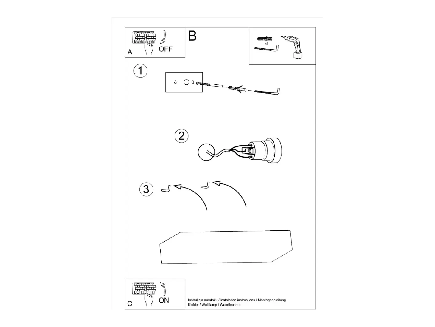 Lámparas de pared Flain moderno de cerámica - 2 fuentes luminosas 3000K - L.31 x A.6,5 cm - blanco