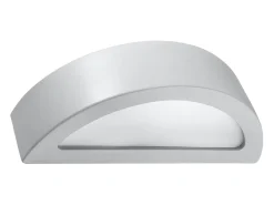 Lámparas de pared Gloim moderno de cerámica/vidrio - 1 fuentes luminosas 3000K - L.40,5 x A.10 cm - gris