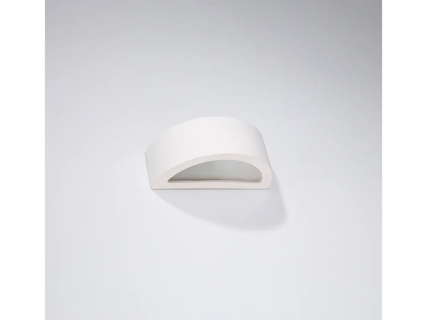 Lámparas de pared Gloim moderno de cerámica - 1 fuentes luminosas 3000K - L.20 x A.10 cm - blanco