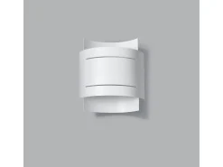 Lámparas de pared Ignisra moderno de acero - 1 fuentes luminosas 3000K - L.21 x A.23 cm - blanco