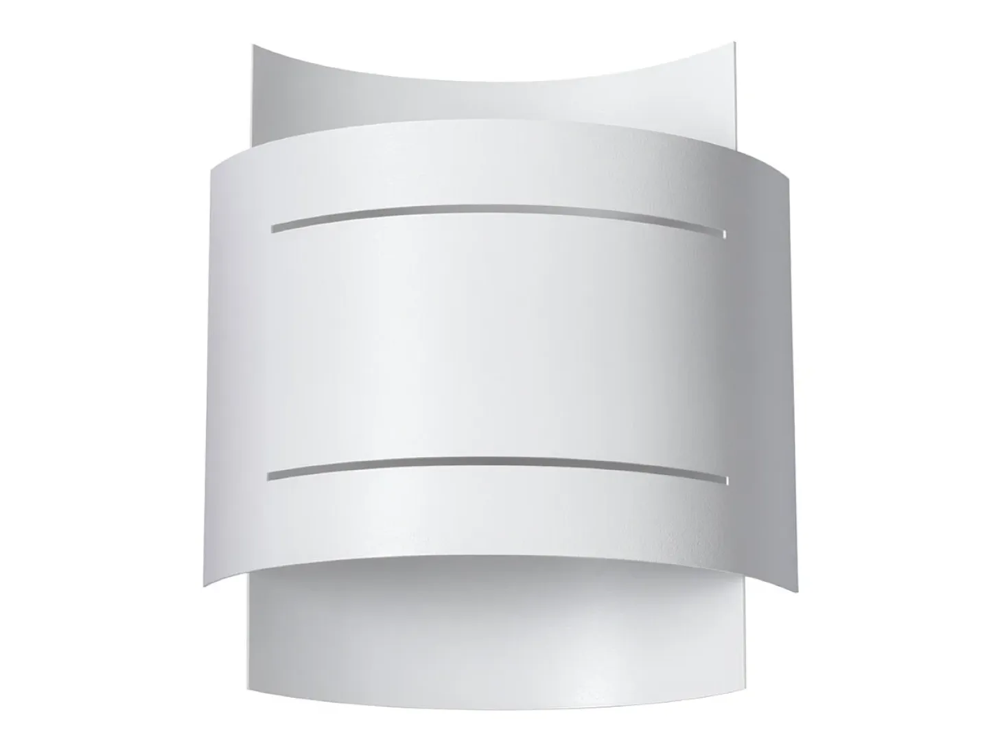Lámparas de pared Ignisra moderno de acero - 1 fuentes luminosas 4000K - L.21 x A.23 cm - blanco