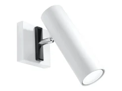 Lámparas de pared Invicta moderno de acero - 1 fuentes luminosas 4000K - L.8 x A.20 cm - blanco