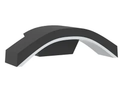 Lámparas de pared LED de exterior 2 uds aluminio fundido negro ES192247