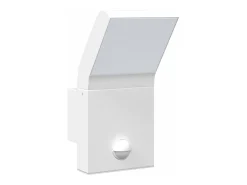 Lámparas de pared LED exterior con sensor 2 uds aluminio blanco ES940589