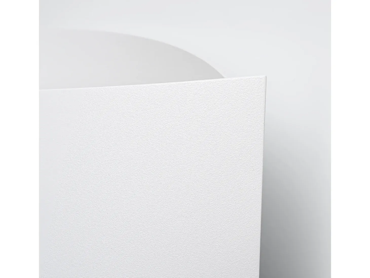 Lámparas de pared Litim moderno de acero - 1 fuentes luminosas 4000K - L.12 x A.12 cm - blanco