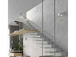 Lámparas de pared Litte moderno de cerámica - 1 fuentes luminosas 4000K - L.31,5 x A.14,5 cm - blanco