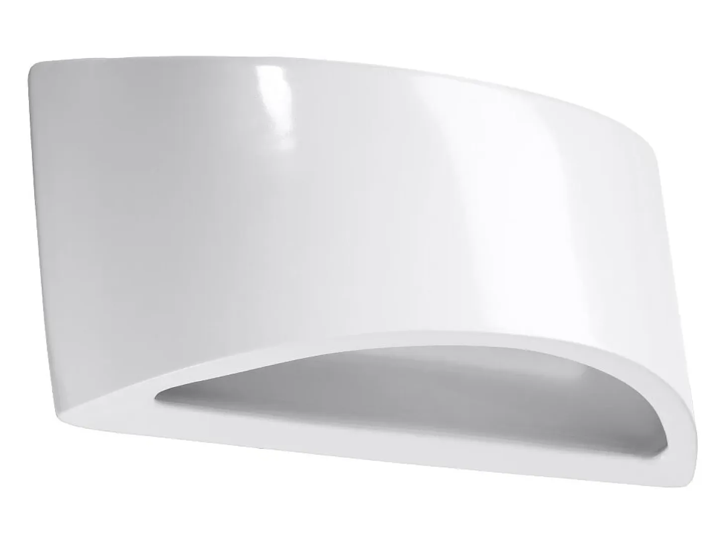 Lámparas de pared Litte moderno de cerámica - 1 fuentes luminosas 4000K - L.31,5 x A.14,5 cm - blanco